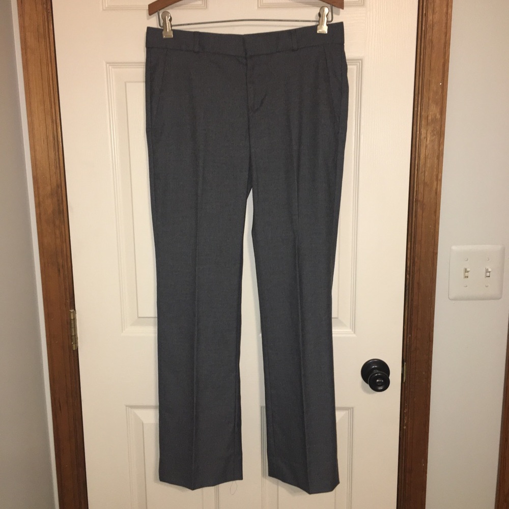 Banana Republic Charcoal Logan Flare Pants